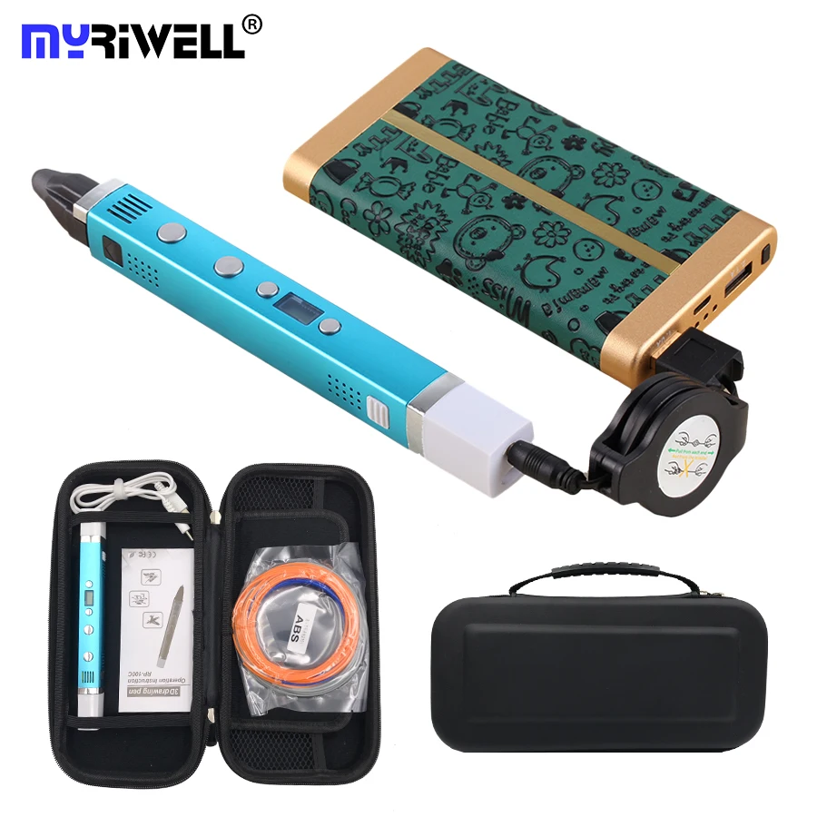 3D Printing Pen For Adults - Myriwell 3D Pen LED Screen Smart