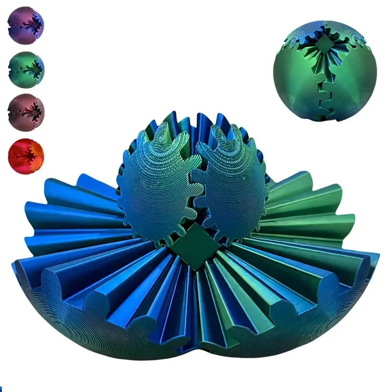 3D Printing Table - 3D Printed Gear Ball Spin Ball