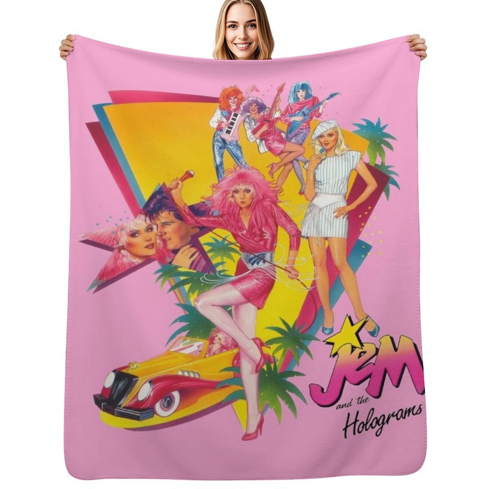 Jem and the Holograms Throw Bl - 3D Printing Hologram avaliação e preço