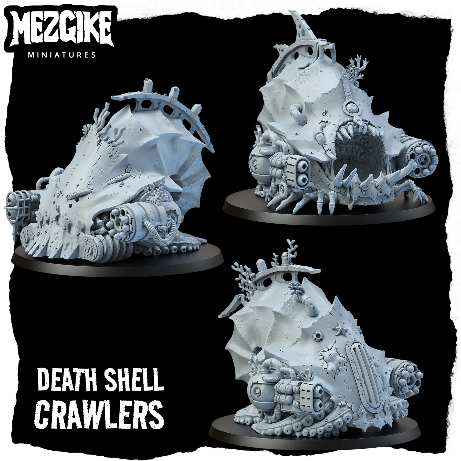 Death shell crawlers Miniature - 3D Printing Resin avaliação e preço