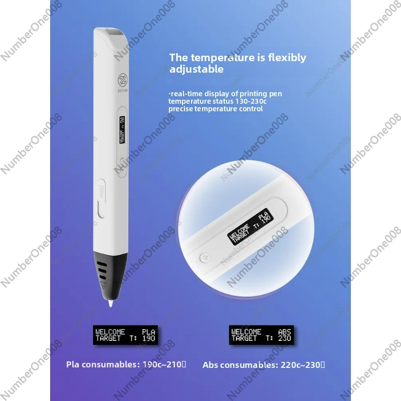 High Temperature 3D Pen for Ki - 3D Printing Pen For Adults avaliação e preço