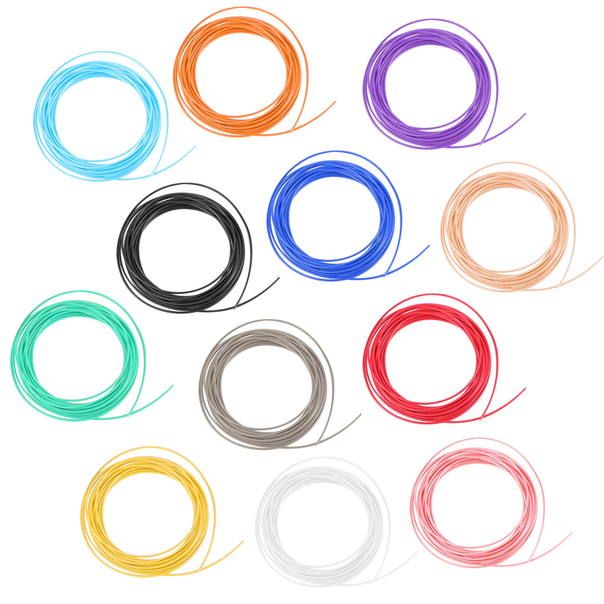 10Pcs 1.75mm Quality Pla Filam - 3D Printing High Temperature Materials avaliação e preço