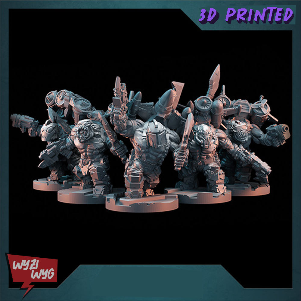 Rocket Orcs  Armour Miniature, - 3D Printing Resin avaliação e preço
