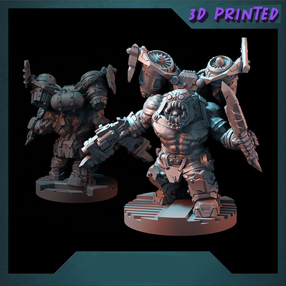 Rocket Orcs  Armour Miniature, - 3D Printing Resin avaliação e preço