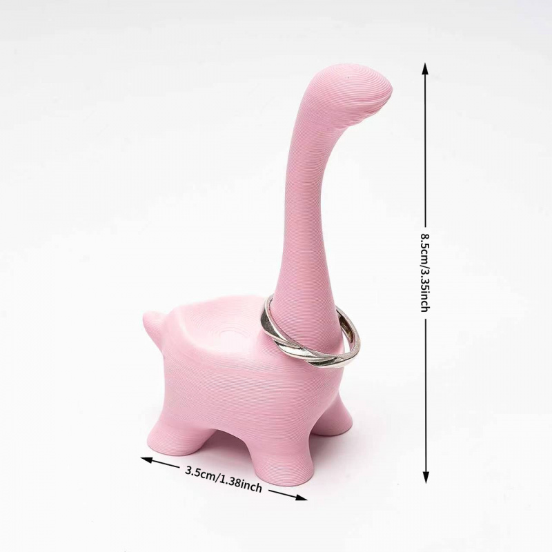 Cute Dinosaur Ring Holder 3D P - 3D Printing Table avaliação e preço