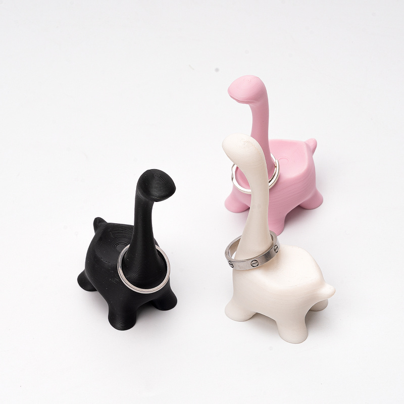 Cute Dinosaur Ring Holder 3D P - 3D Printing Table avaliação e preço