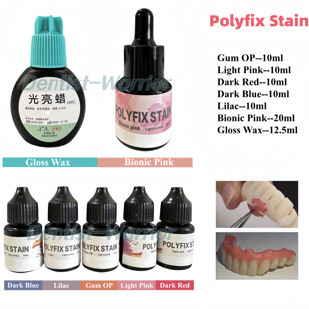 Dental Polyfix Stain Gum Light - 3D Printing Resin avaliação e preço