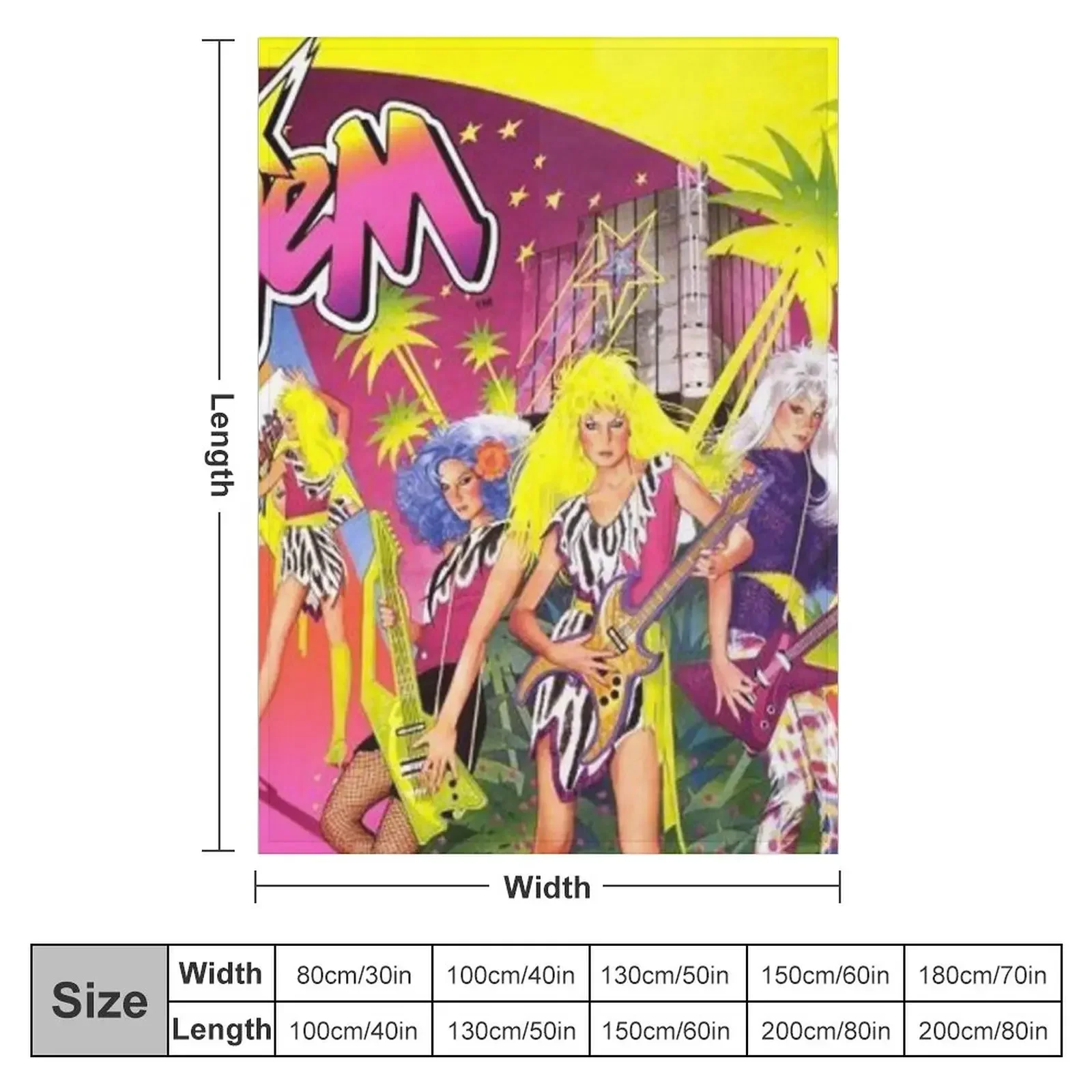 Jem and the holograms Throw Bl - 3D Printing Hologram avaliação e preço