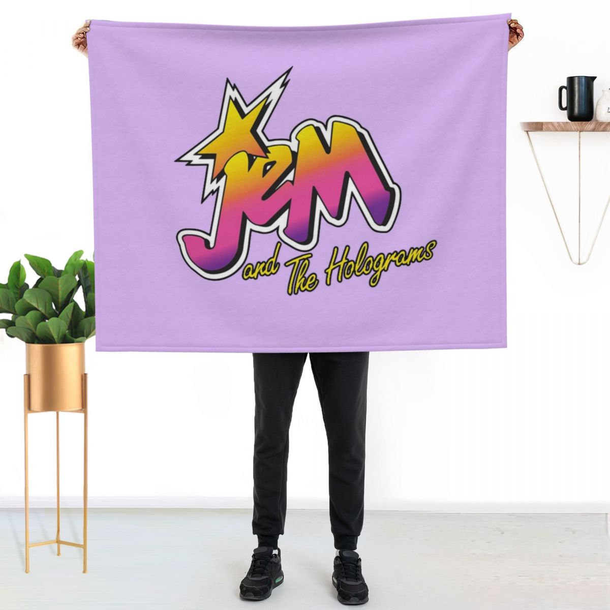 Jem and the holograms Throw Bl - 3D Printing Hologram avaliação e preço