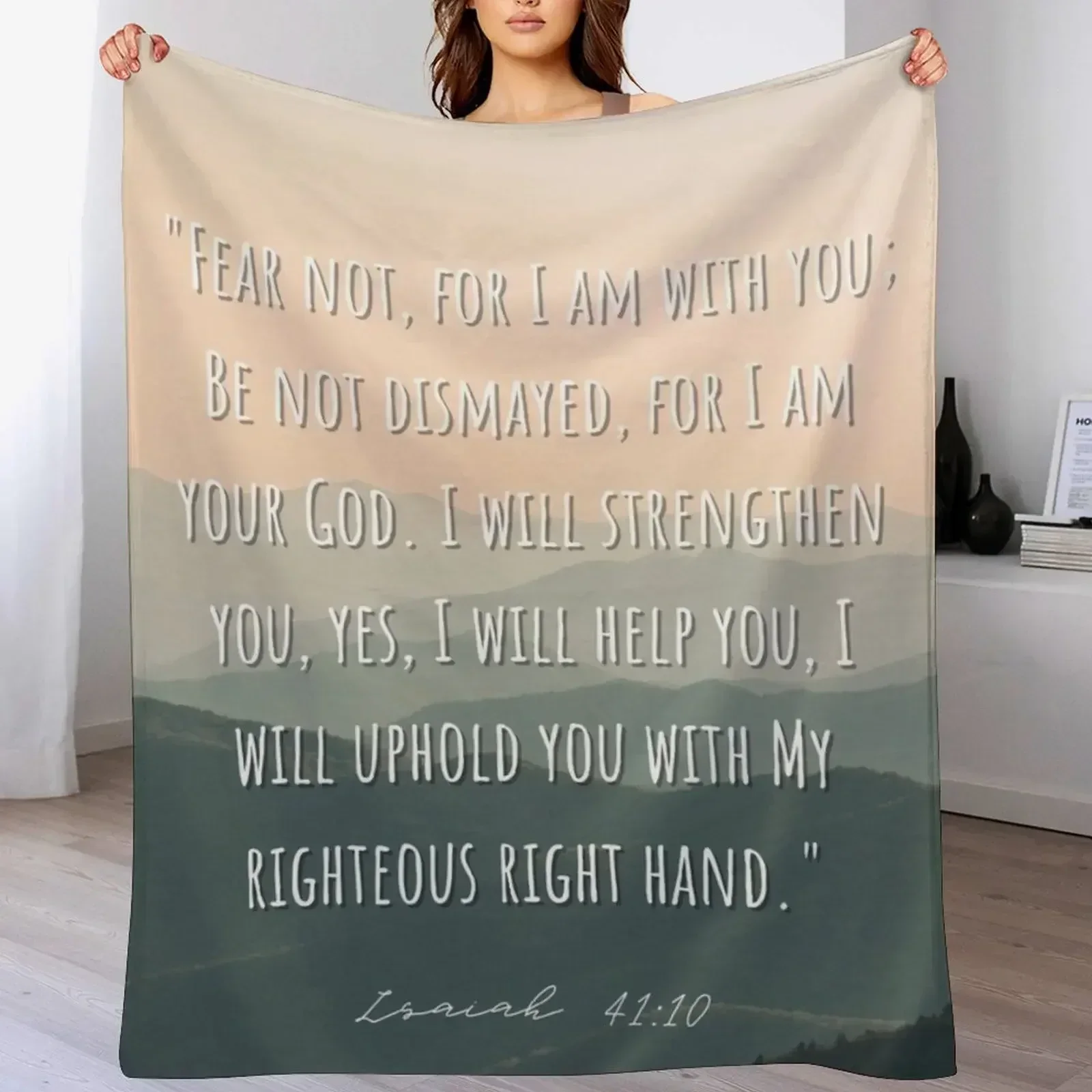 Christian Bible Verse Throw Bl - 3D Printing Verse avaliação e preço