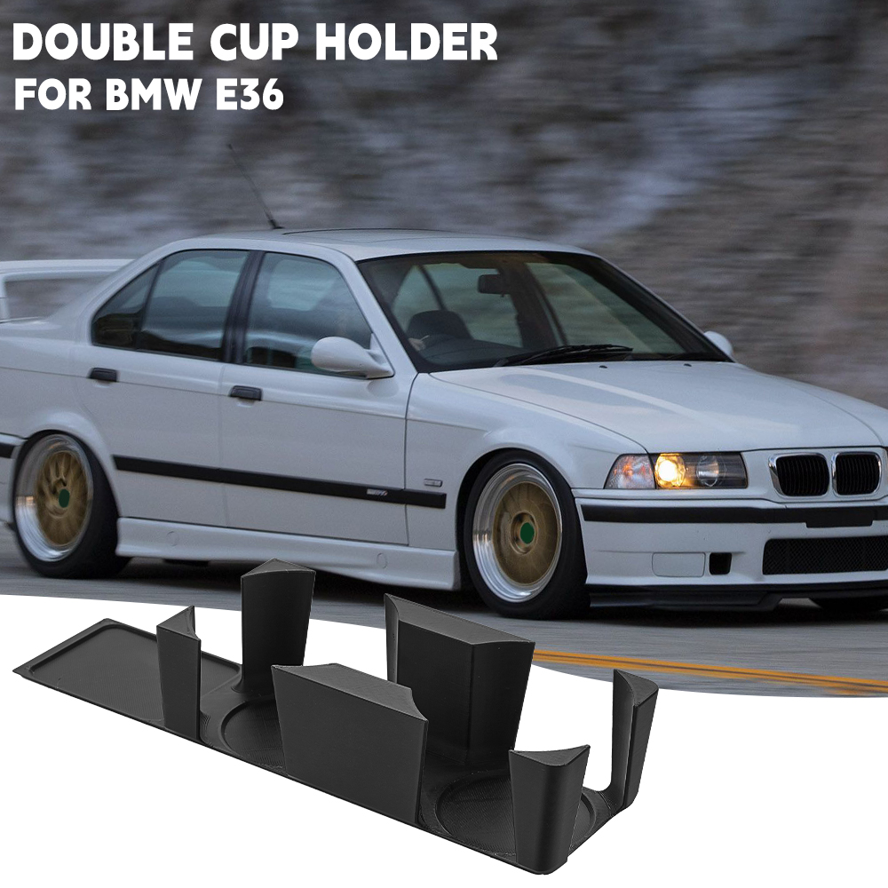 Double Cup Holder For BMW E36  - 3D Printing Holder avaliação e preço