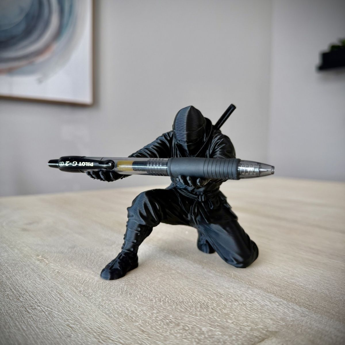 3D Printed Ninja Pen Holder Cr - 3D Printing Pen For Adults avaliação e preço
