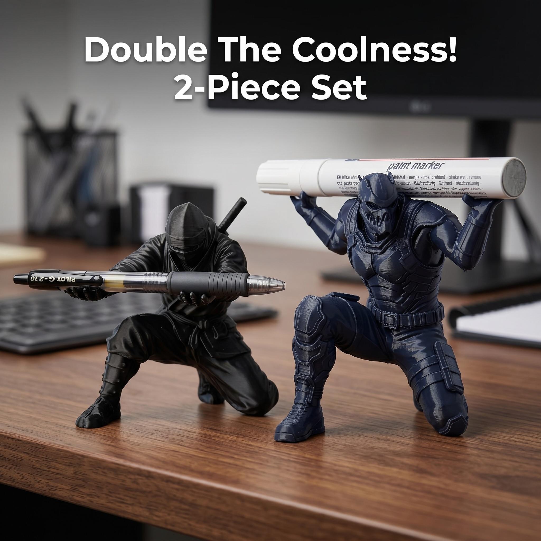 3D Printed Ninja Pen Holder Cr - 3D Printing Pen For Adults avaliação e preço