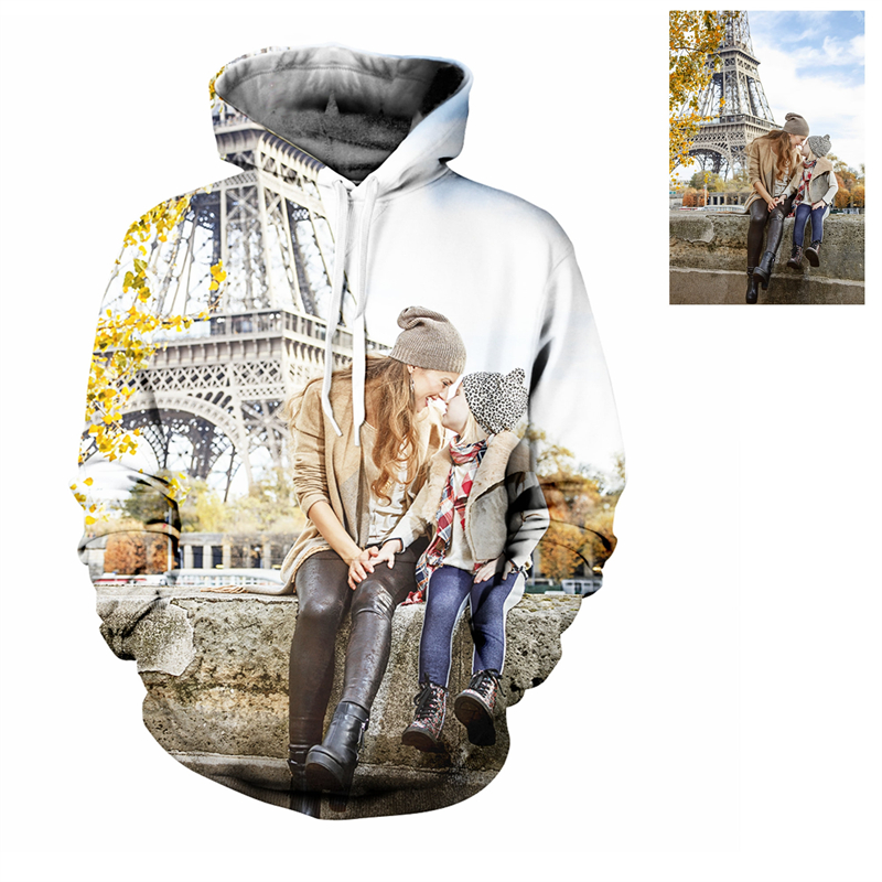 Custom 3D Print Hoodie For Men - 3D Printing Foto avaliação e preço
