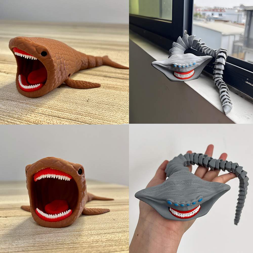 Bloop Sea Monster 3D Printed F - 3D Printing Table avaliação e preço