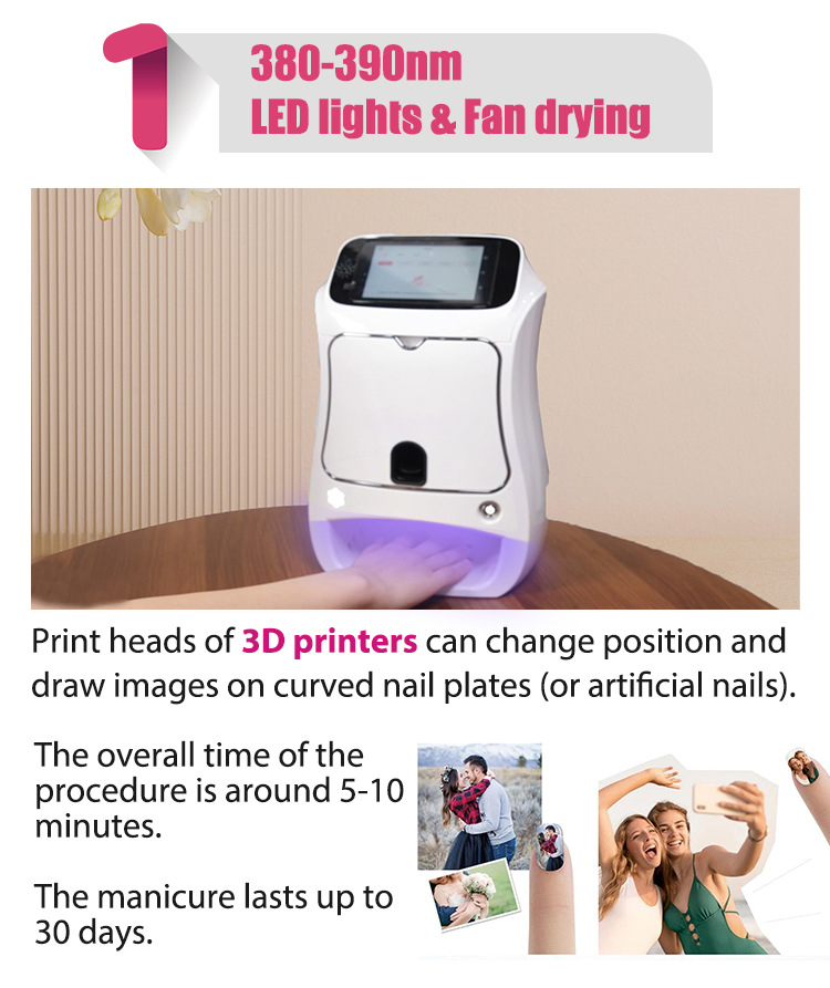 3D Nail Printer Machine Profes - 3D Printing Machine avaliação e preço