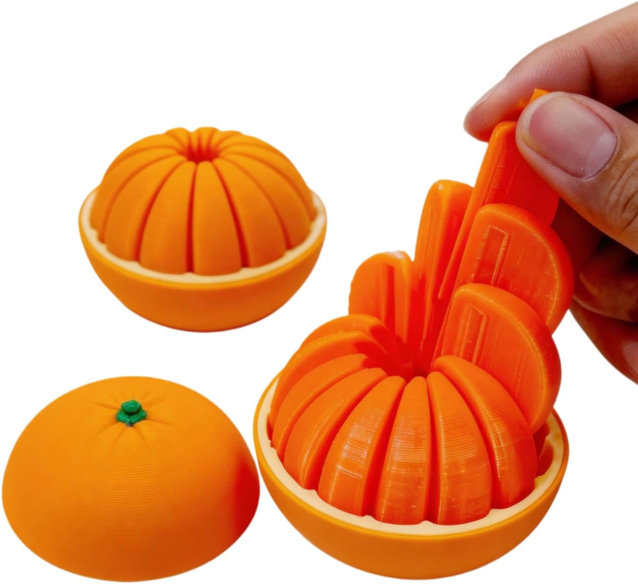 3D Printed Twisty Fidget Citru - 3D Printing Table avaliação e preço