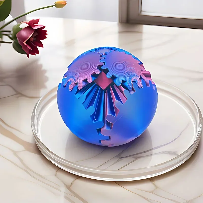 3D Printed Gear Ball Spin Ball - 3D Printing Table avaliação e preço