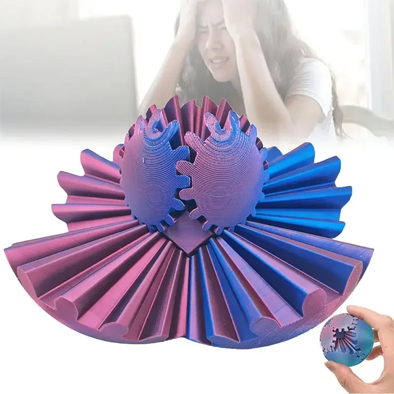 3D Printed Gear Ball Spin Ball - 3D Printing Table avaliação e preço