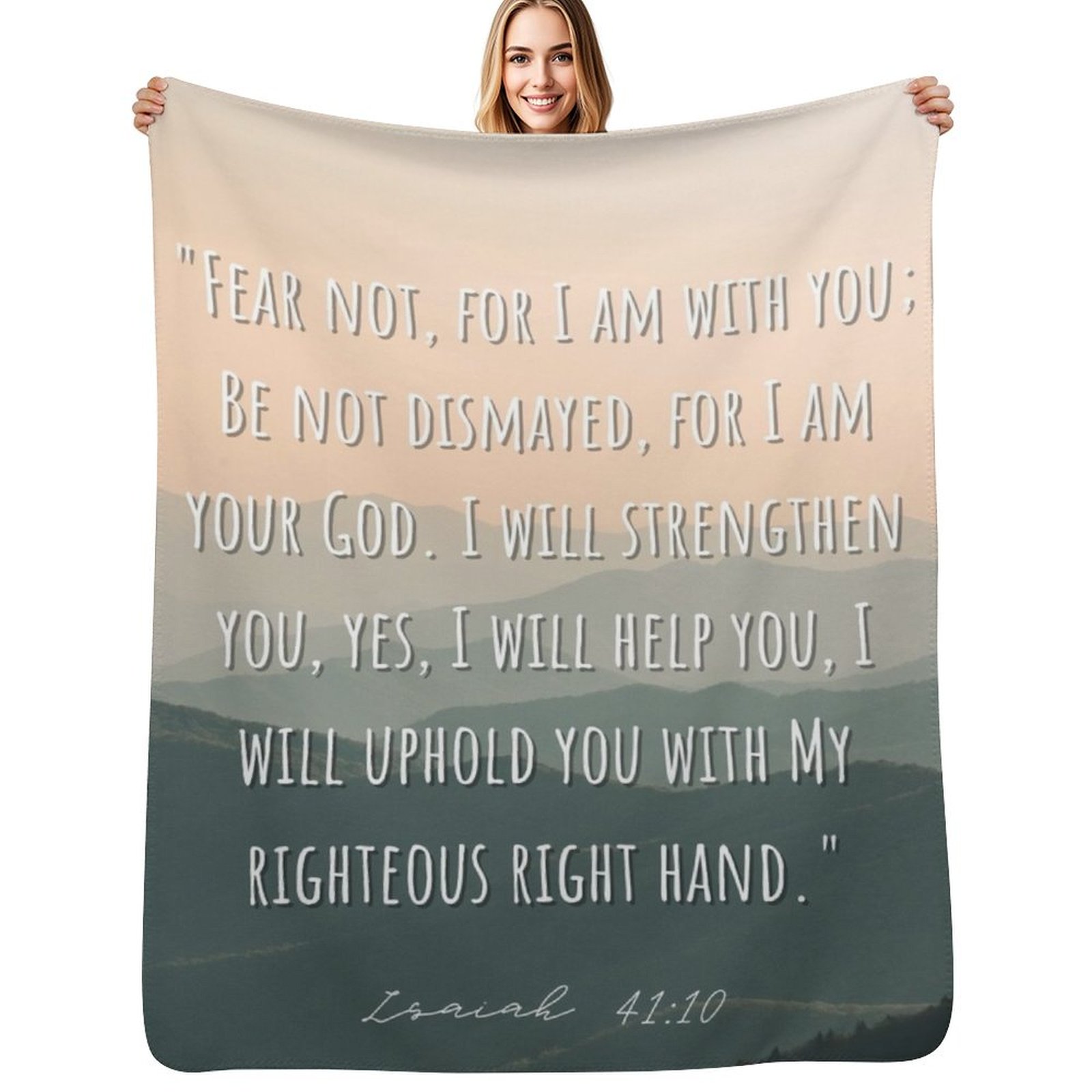 Christian Bible Verse Throw Bl - 3D Printing Verse avaliação e preço