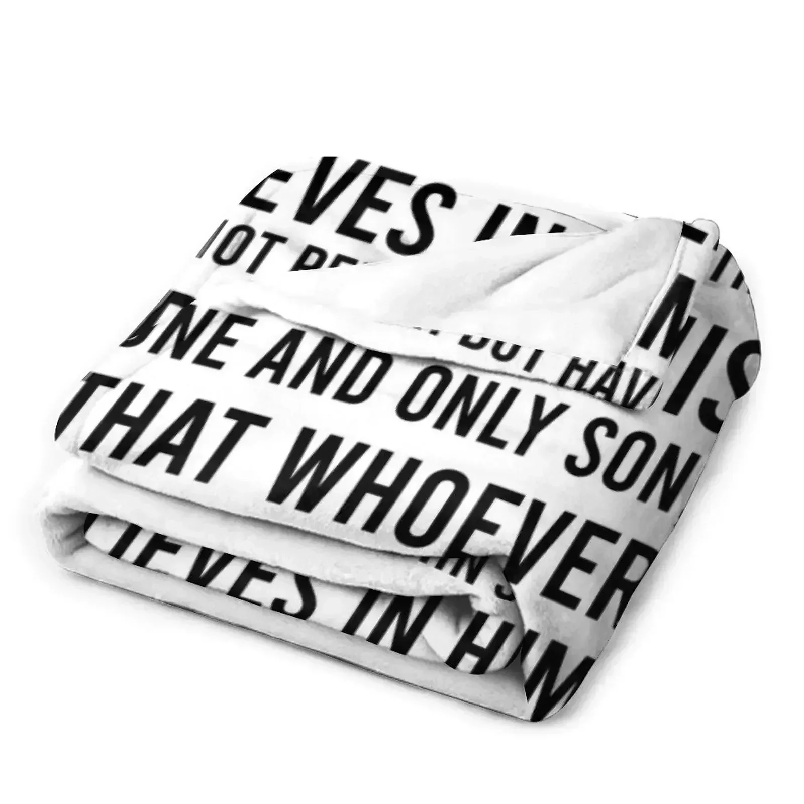 John 3:16 Bible Verse Throw Bl - 3D Printing Verse avaliação e preço