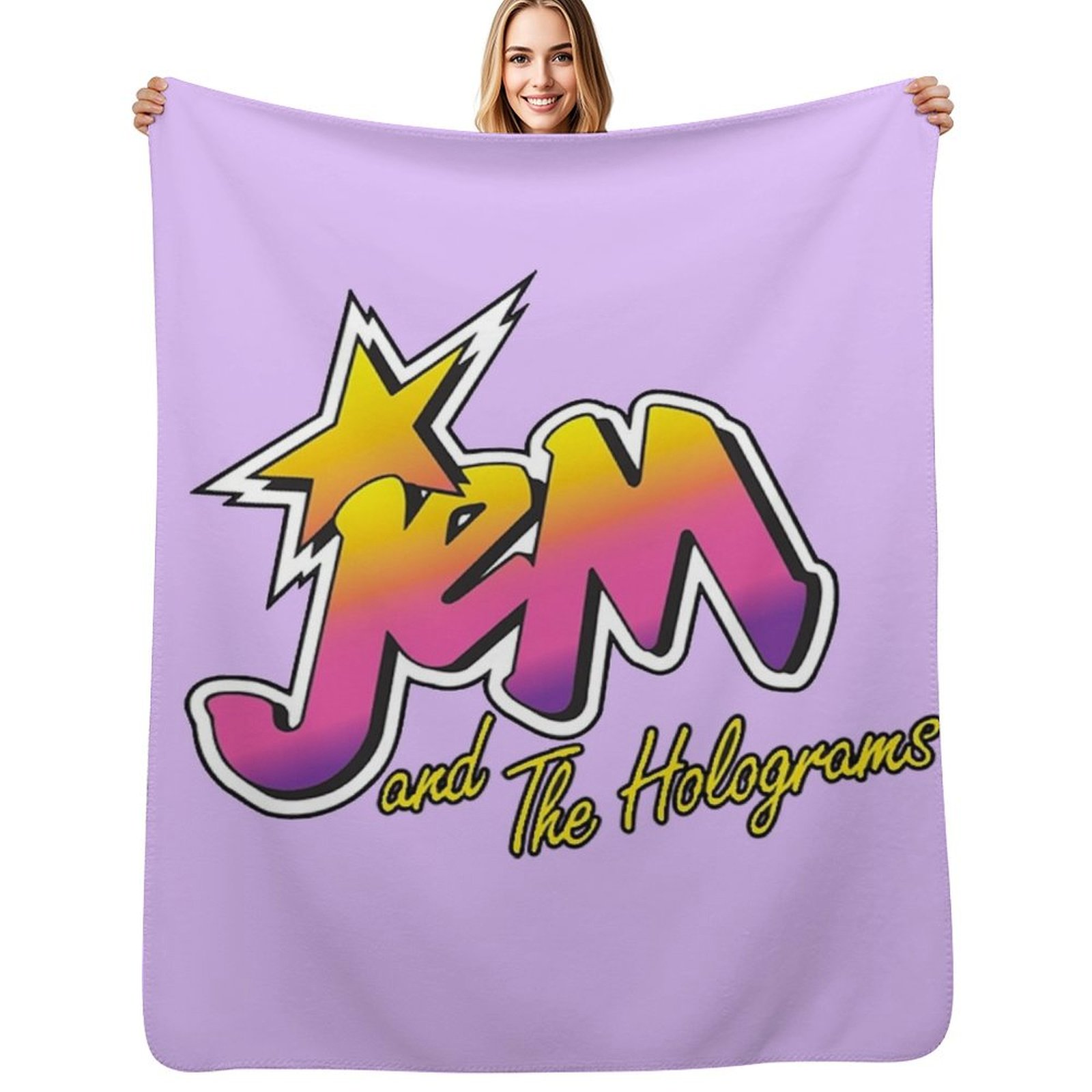 Jem and the holograms Throw Bl - 3D Printing Hologram avaliação e preço