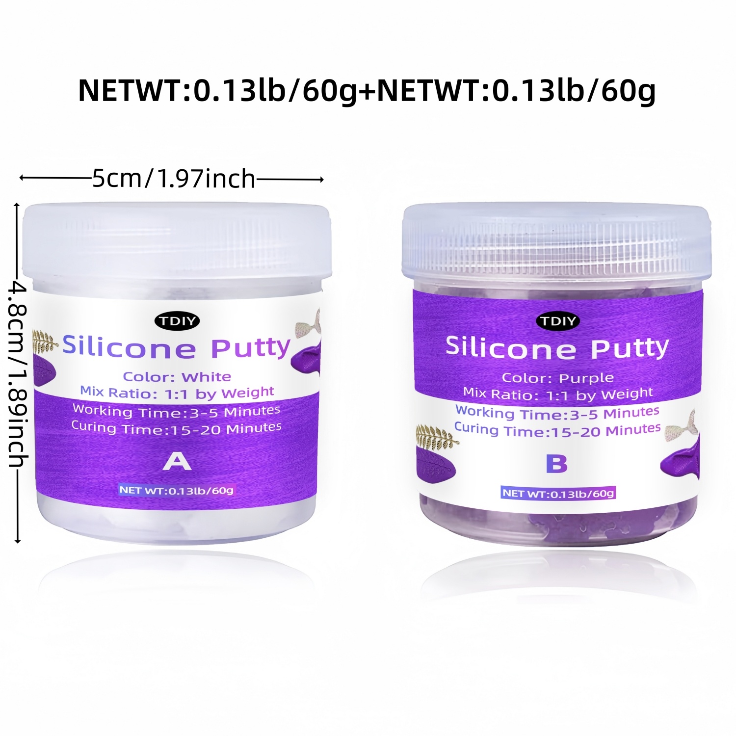 Purple Silicone Mold Putty Saf - 3D Print Isopropyl Alcohol avaliação e preço