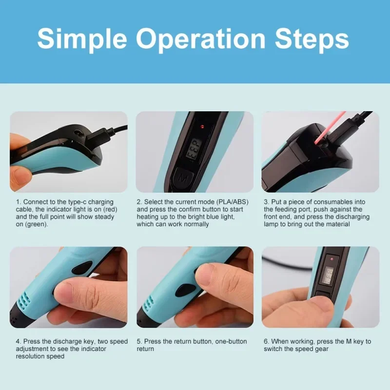 2026 New 3D Printing Pen DIY T - 3D Printing Pen For Adults avaliação e preço