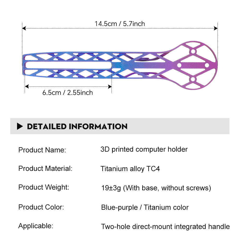 TOSEEK Titanium Alloy 3D Print - 3D Printing Holder avaliação e preço