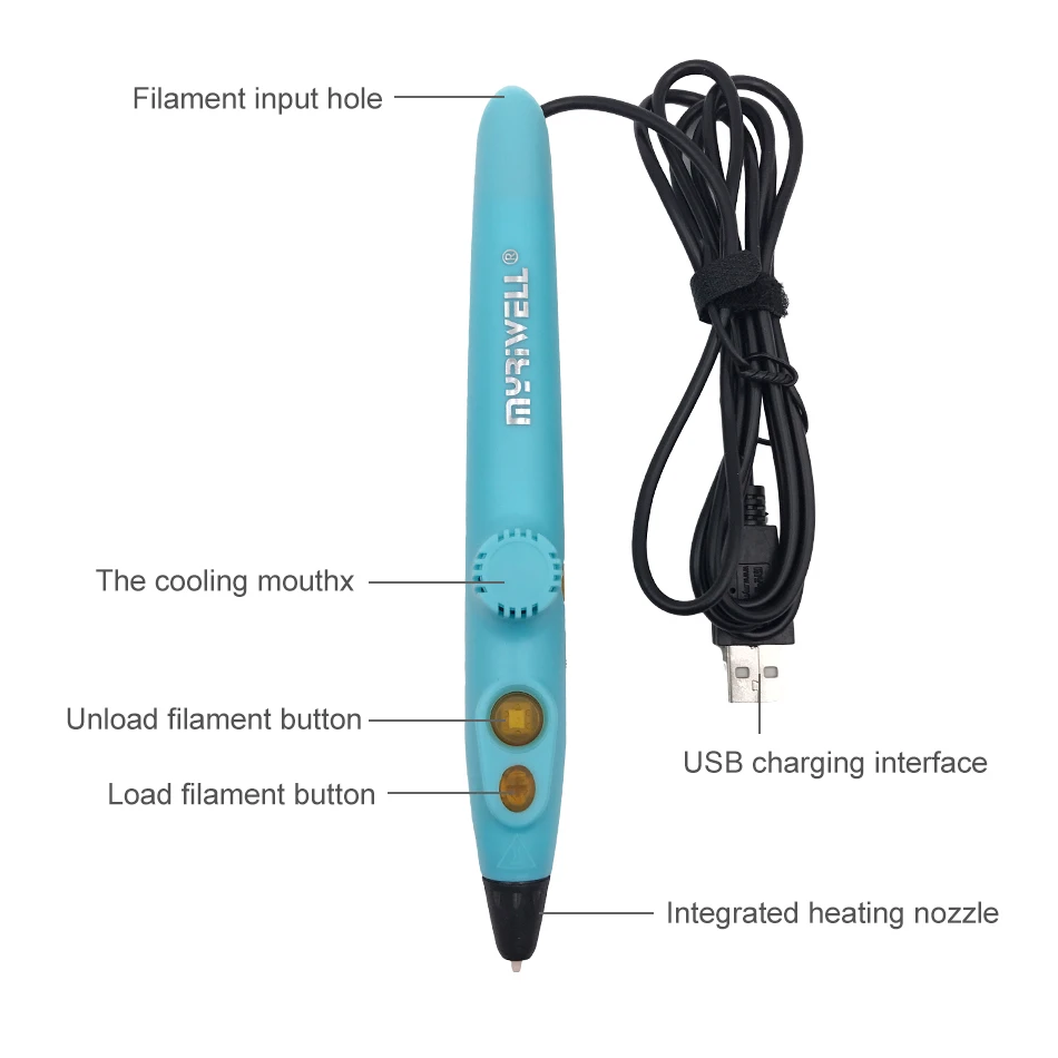 Myriwell Newest RP-200A 3D Pri - 3D Printing Pen For Adults avaliação e preço