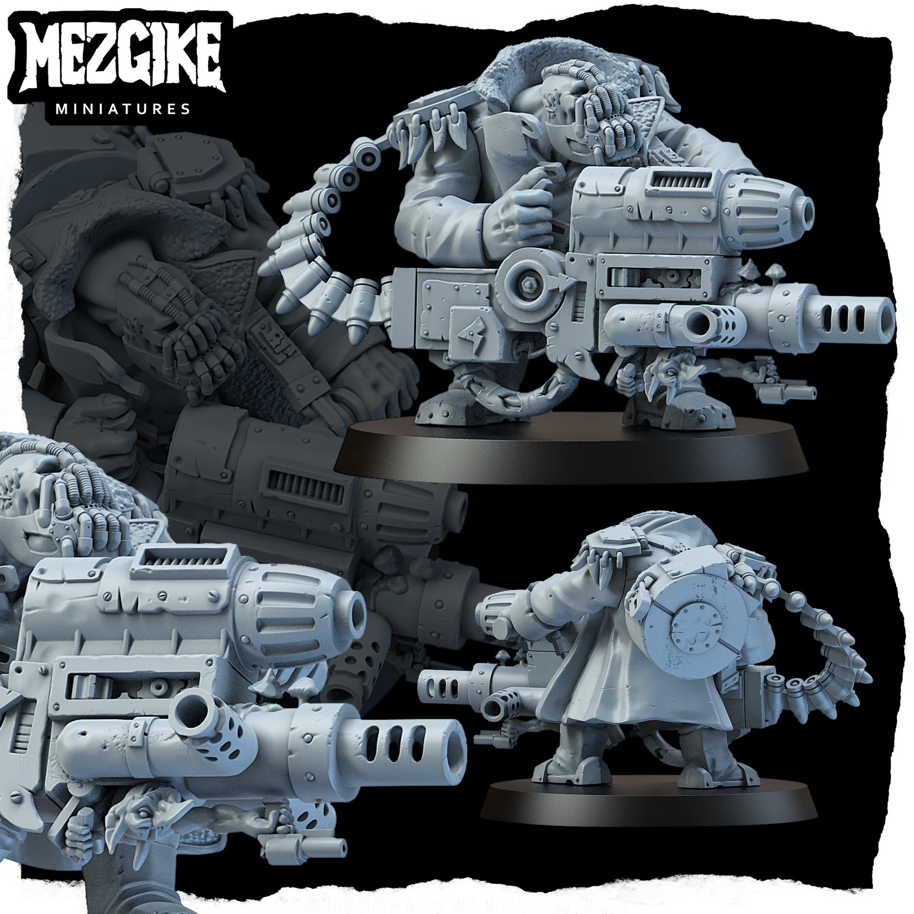 Orc Bots Gunners Miniature,  G - 3D Printing Resin avaliação e preço