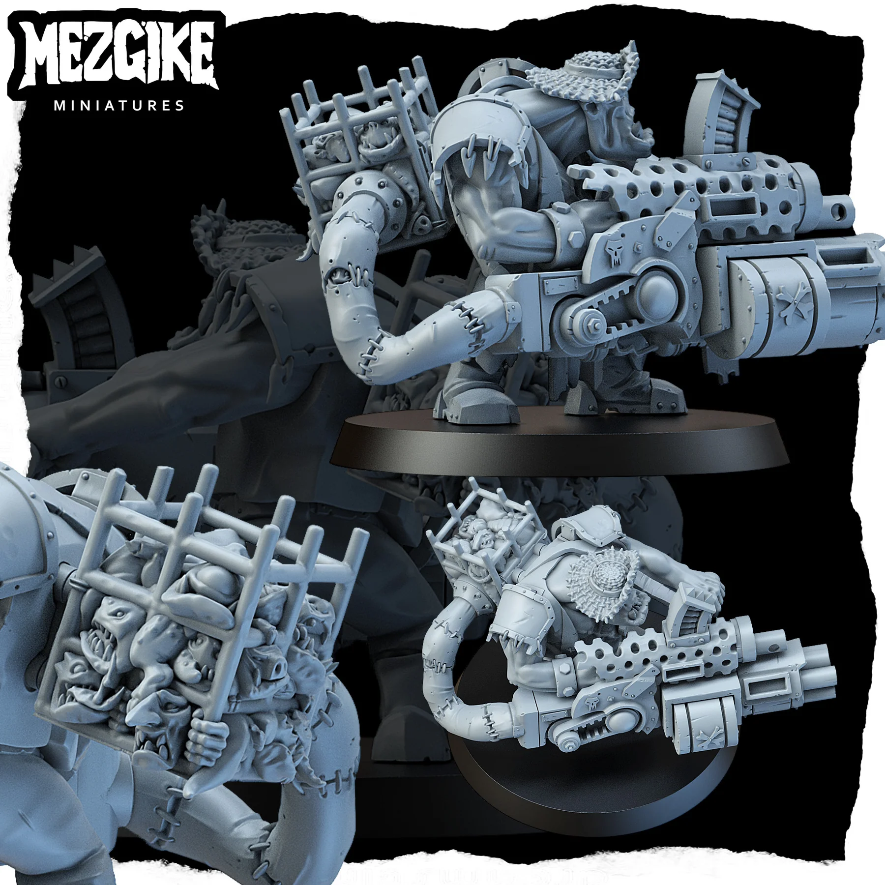 Orc Bots Gunners Miniature,  G - 3D Printing Resin avaliação e preço