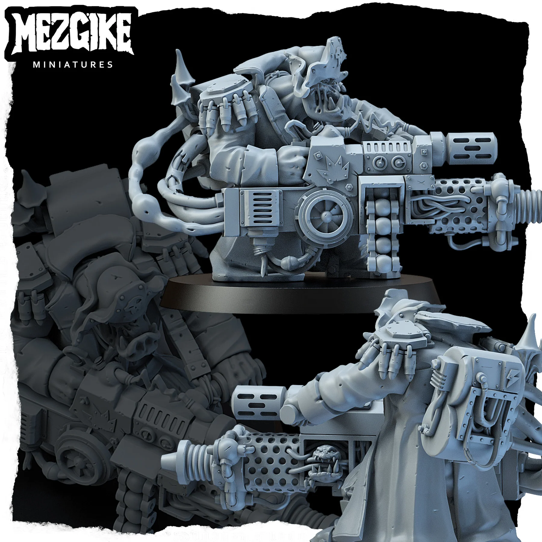 Orc Bots Gunners Miniature,  G - 3D Printing Resin avaliação e preço
