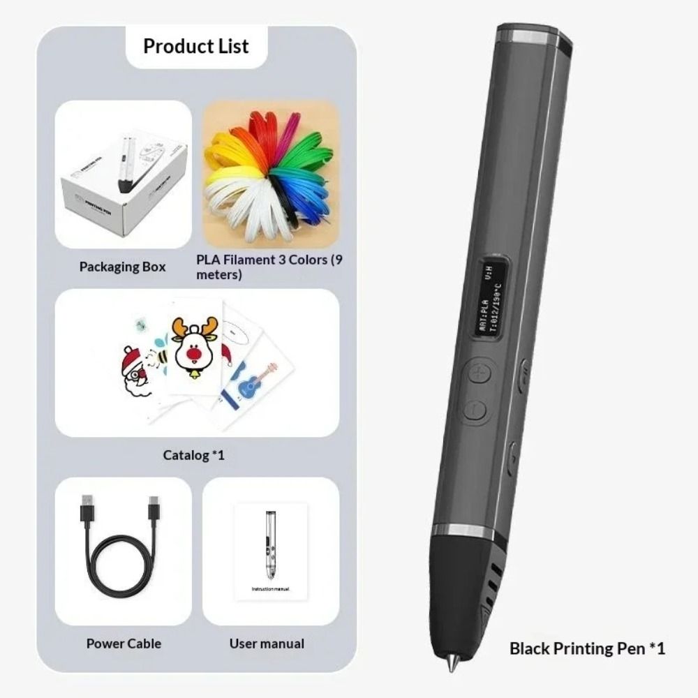 Professional OLED Display 3D P - 3D Printing Pen For Adults avaliação e preço