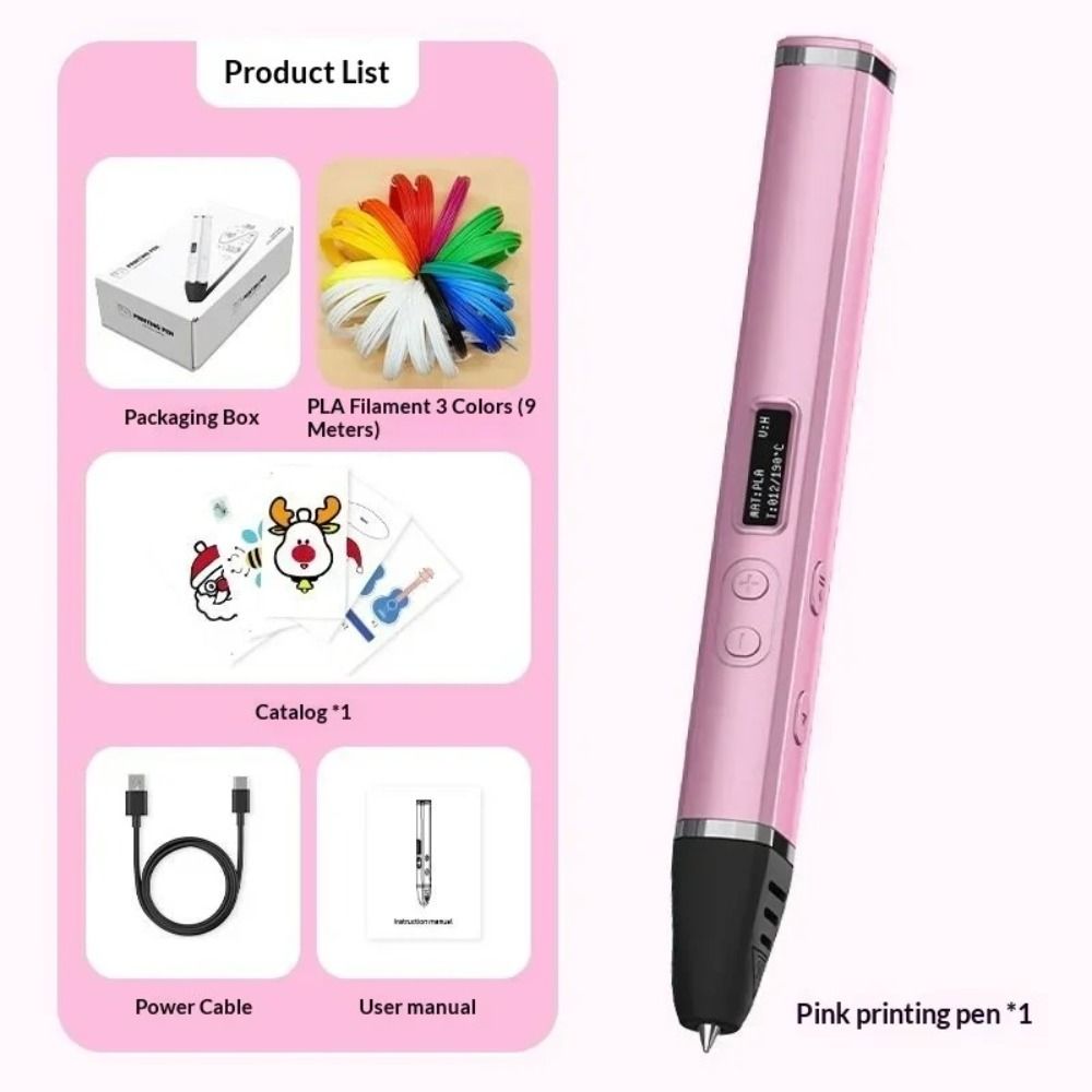 Professional OLED Display 3D P - 3D Printing Pen For Adults avaliação e preço