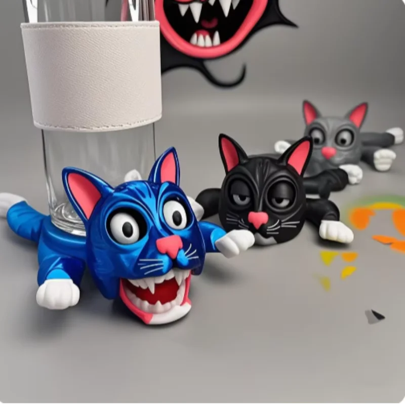 Creative Coaster Panda Cat Cup - 3D Printing Holder avaliação e preço