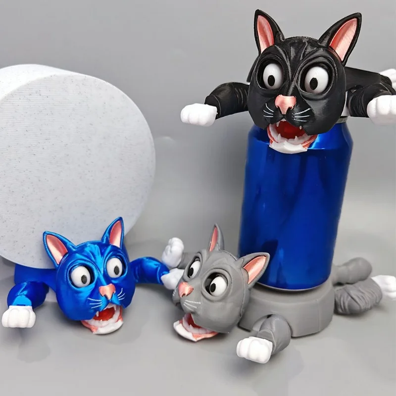 Creative Coaster Panda Cat Cup - 3D Printing Holder avaliação e preço