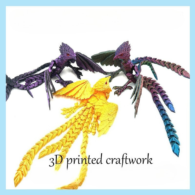 3D Printed Movable Phoenix Bir - 3D Printing Table avaliação e preço