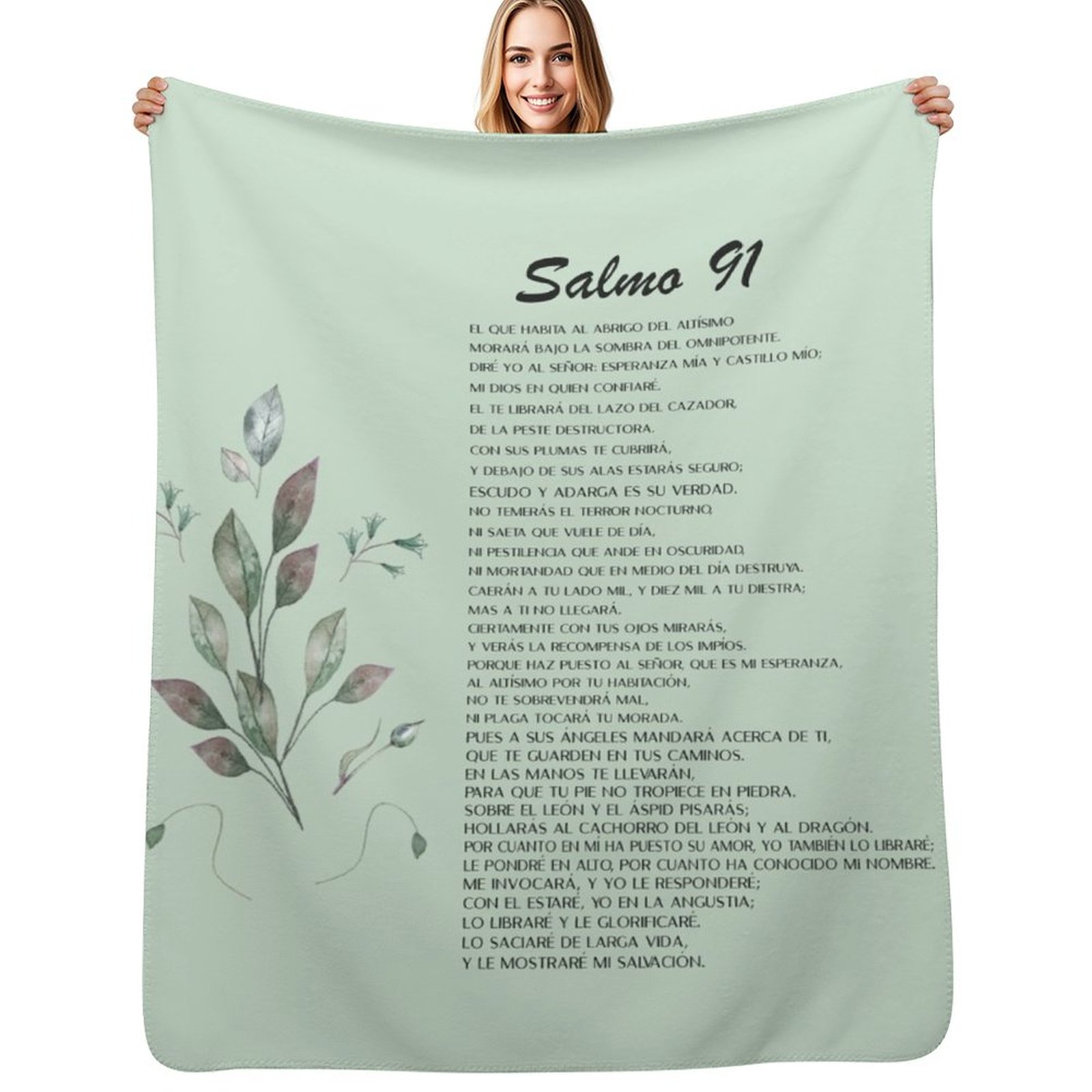 Salmo 91, Spanish Bible Verse  - 3D Printing Verse avaliação e preço